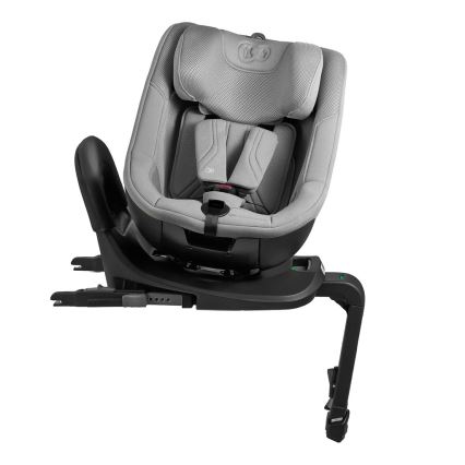 KINDERKRAFT - Столче за кола с въртяща се база I-GUARD PRO i-Size 61-105 cm сиво