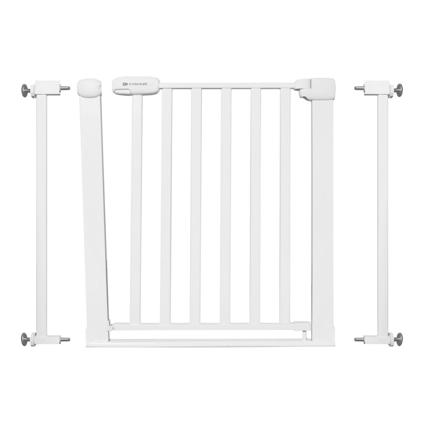 KINDERKRAFT - Защитна бариера LOCK&GO 75-103 см бял