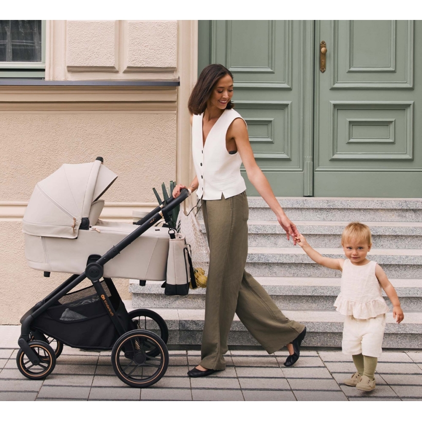 KINDERKRAFT - Комбинирана бебешка количка 2в1 NEA 2 бежов