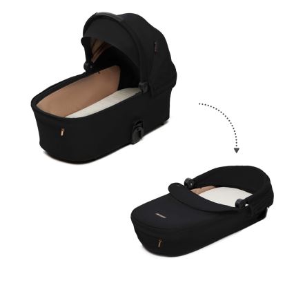 KINDERKRAFT - Комбинирана бебешка количка 2в1 NEA 2 Midnight черен