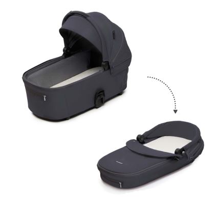 KINDERKRAFT - Комбинирана бебешка количка 2в1 NEA 2 Тъмносив