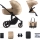 KINDERKRAFT - Комбинирана бебешка количка 2в1 PRIME 2 бежов