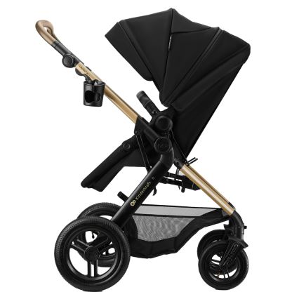 KINDERKRAFT - Комбинирана бебешка количка 3 в 1 MOOV 2 XL Air Black