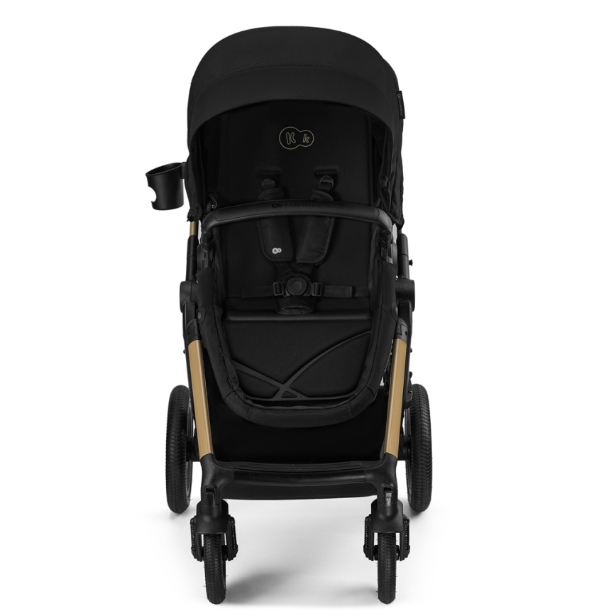 KINDERKRAFT - Комбинирана бебешка количка 3 в 1 MOOV 2 XL Air Black