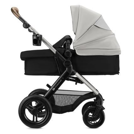 KINDERKRAFT - Комбинирана бебешка количка 3 в 1 MOOV 2 XL Air Grey
