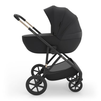 KINDERKRAFT - Комбинирана бебешка количка 3 в 1 PRIME 3 Venezian черен