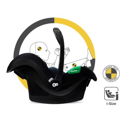 KINDERKRAFT - Комбинирана бебешка количка 3в1 ESME Sand бежов + автомобилна седалка MINK PRO