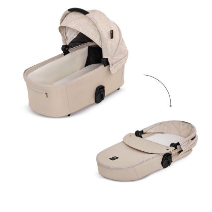 KINDERKRAFT - Комбинирана бебешка количка 2 в 1 NEA 2 Dune Whisper Bizuu
