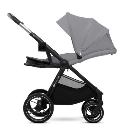 KINDERKRAFT - Комбинирана бебешка количка 2в1 NEA 2 Platinum сив