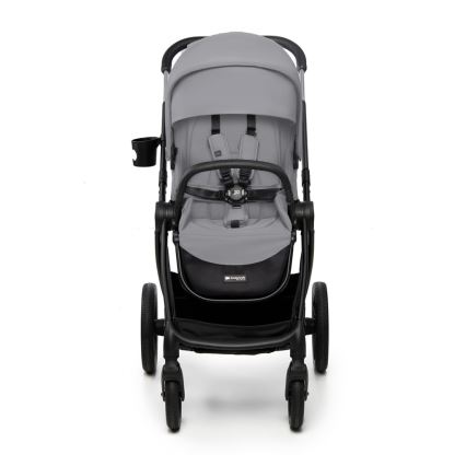 KINDERKRAFT - Комбинирана бебешка количка 2в1 NEA 2 Platinum сив