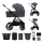 KINDERKRAFT - Комбинирана бебешка количка 2в1 NEA 2 Тъмносив