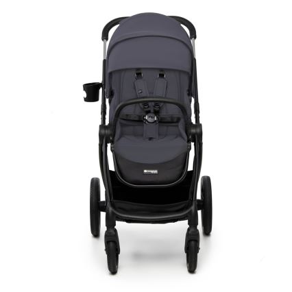 KINDERKRAFT - Комбинирана бебешка количка 2в1 NEA 2 Тъмносив