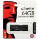Kingston - Флашка DATATRAVELER 100 G3 USB 3.0 64GB черна