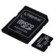 Kingston - MicroSDHC Карта 16GB Canvas Select Plus U1 80MB/s + SD адаптер