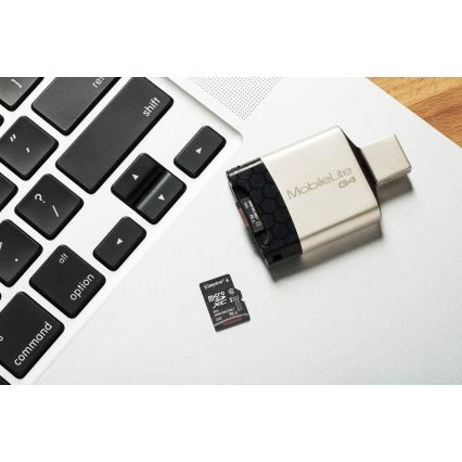 Kingston - MicroSDXC Карта 64GB Canvas Select Plus U1 100MB/сек. + SD адаптер