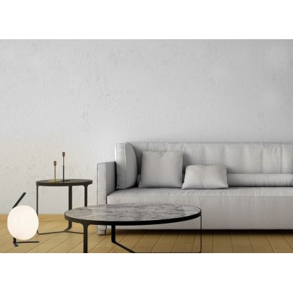 Настолна лампа VESTA 1xE27/7W/230V бяла/черна