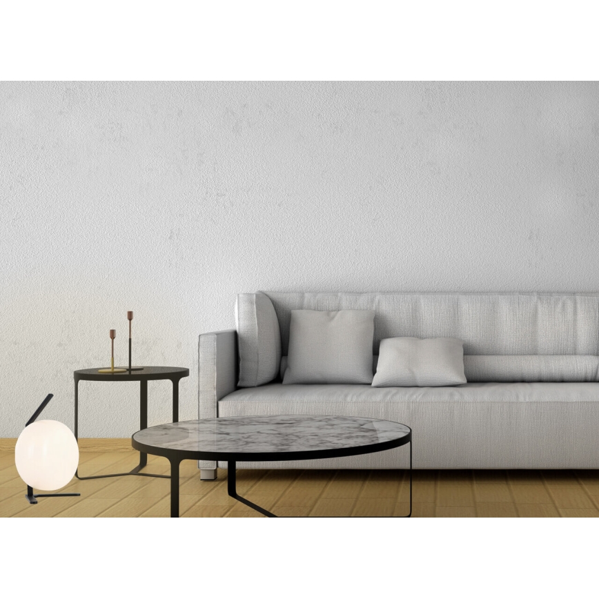 Настолна лампа VESTA 1xE27/7W/230V бяла/черна