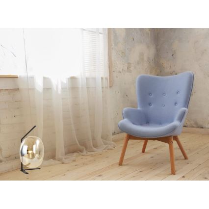 Настолна лампа VESTA 1xE27/7W/230V бежова/черна