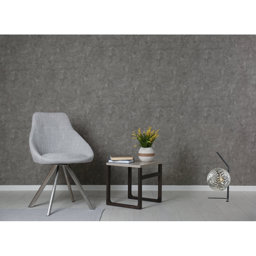 Настолна лампа JUNO 1xE27/7W/230V сива/черна