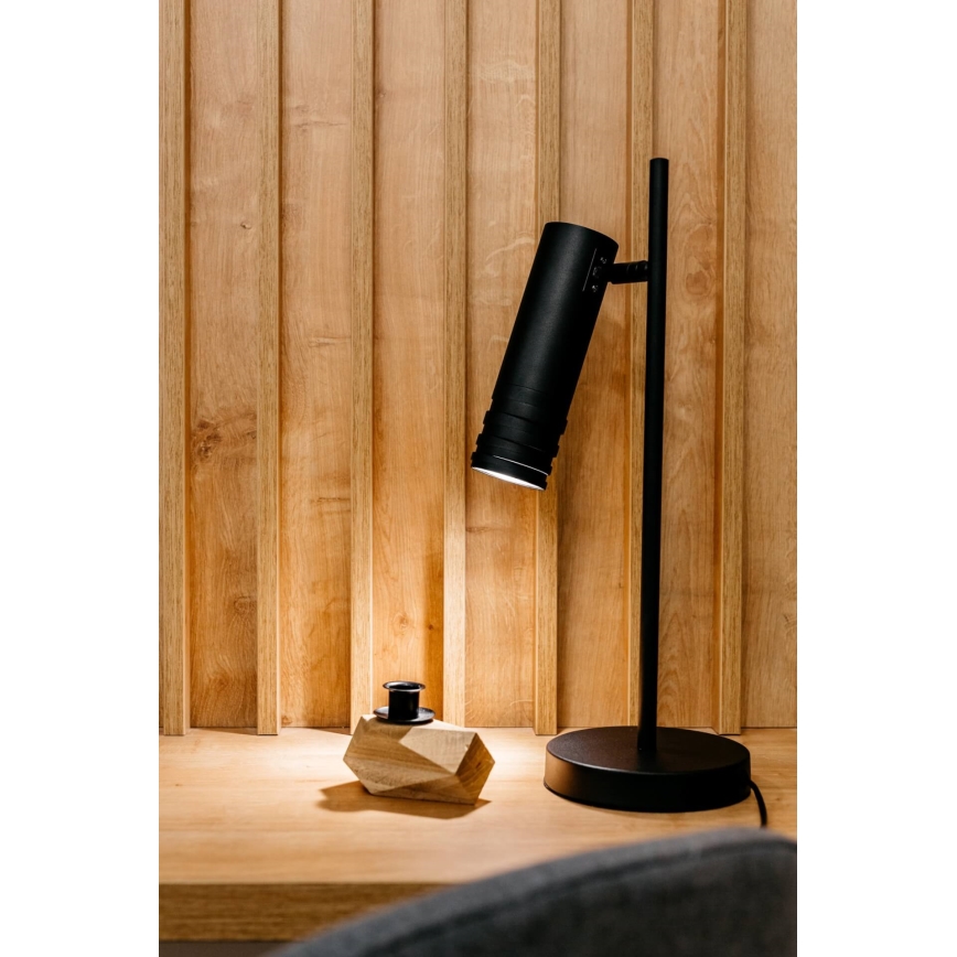 Настолна лампа DRILL 1xGU10/4W/230V черна