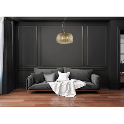 Висящ полилей ANGELINA 5xG9/3W/230V златист
