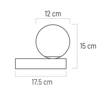 Аплик за баня RUBY 1xG9/5W/230V IP44 бял