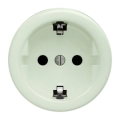Kliklap - Ретро безрамков домашен контакт SCHUKO 230V/16A в ментово зелено