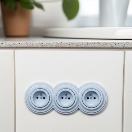 Kliklap - Ретро централна рамка в синьо