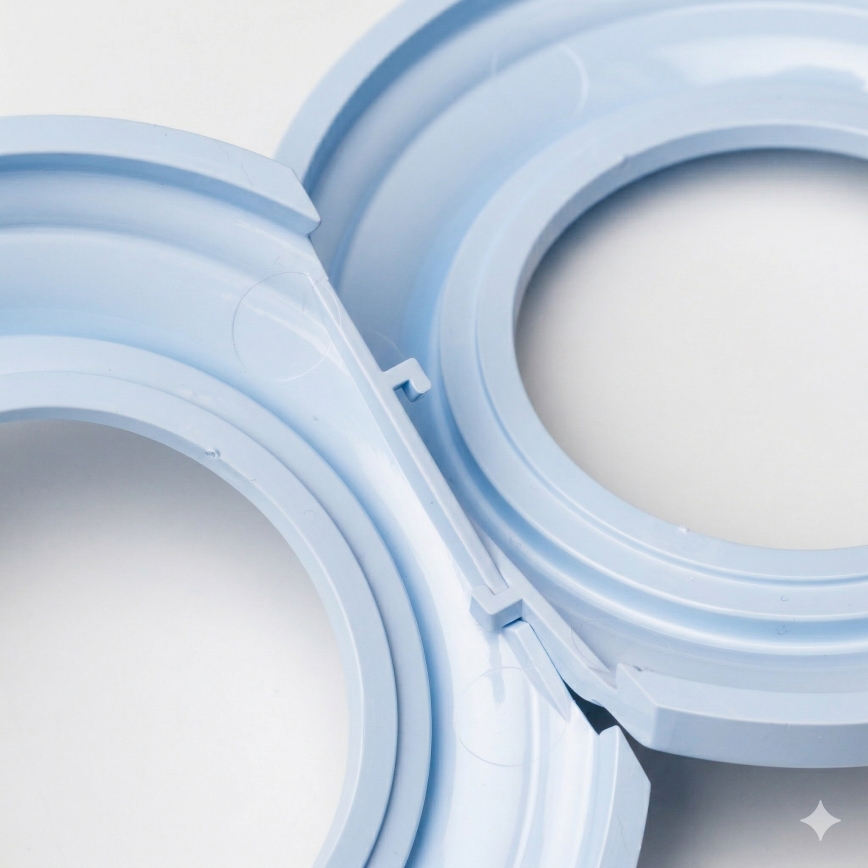 Kliklap - Ретро централна рамка в синьо