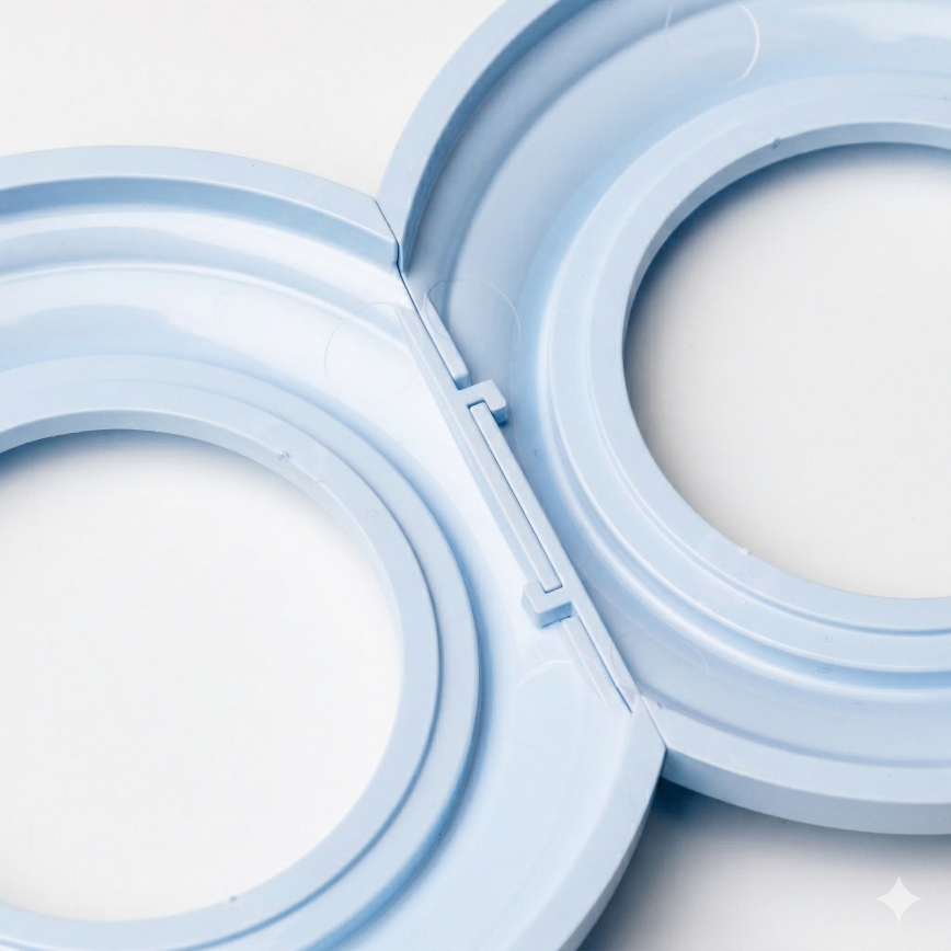 Kliklap - Ретро централна рамка в синьо