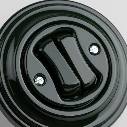 Kliklap - Ретро двоен бутон с рамка в зелено