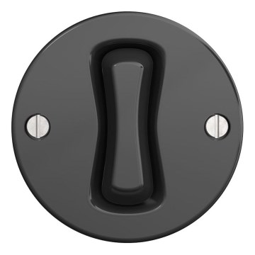 Kliklap - Ретро еднополюсен ключ без рамка № 1 антрацит