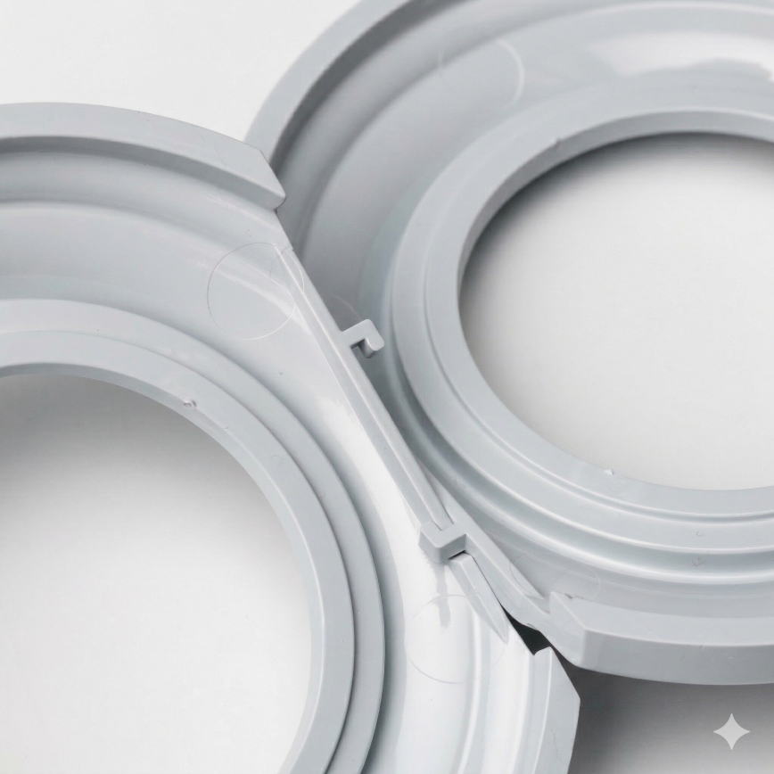 Kliklap - Ретро рамка, крайна сива