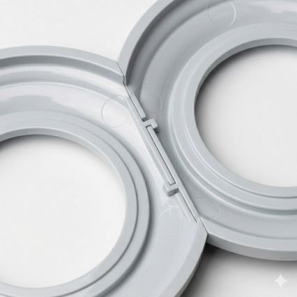 Kliklap - Ретро рамка, крайна сива