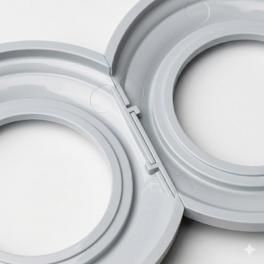 Kliklap - Ретро рамка, крайна сива