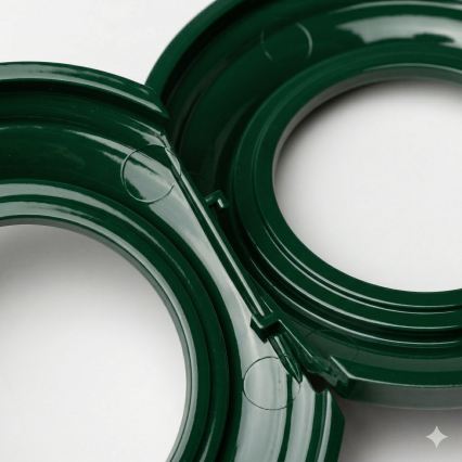 Kliklap - ретро рамка, крайно зелена