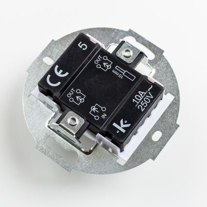 Kliklap - Ретро серийен включвател с рамка № 5 антрацит