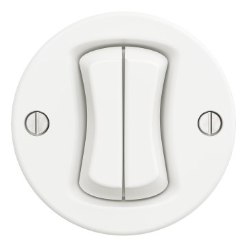 Kliklap - Ретро серийен ключ без рамка № 5 снежнобял