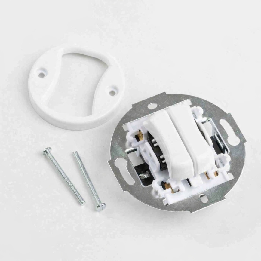 Kliklap - Ретро серийен ключ без рамка № 5 снежнобял