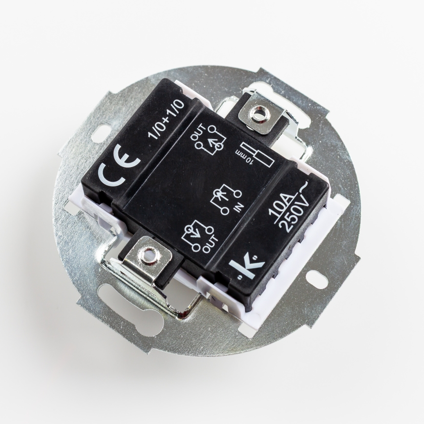 Kliklap - Ретро серийен ключ без рамка № 5 снежнобял