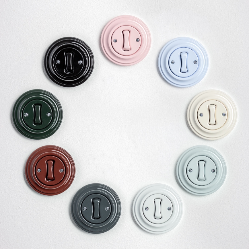 Kliklap - Ретро серийен ключ с рамка №5, черен