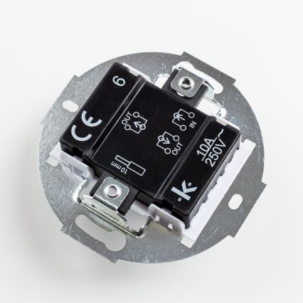 Kliklap - Ретро стълбищен ключ с рамка № 6 в старо розово