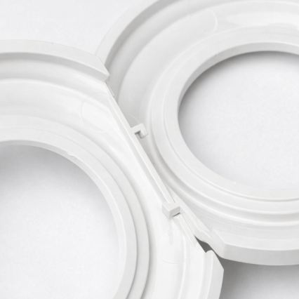 Kliklap - Ретро керамична крайна рамка, бяла