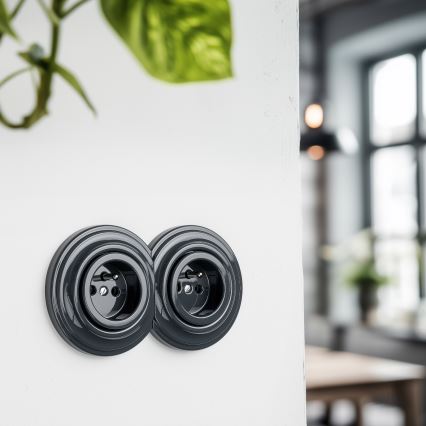 Kliklap - Ретро крайна рамка антрацит