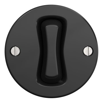 Kliklap - Ретро кръстовключвател без рамка № 7 черен