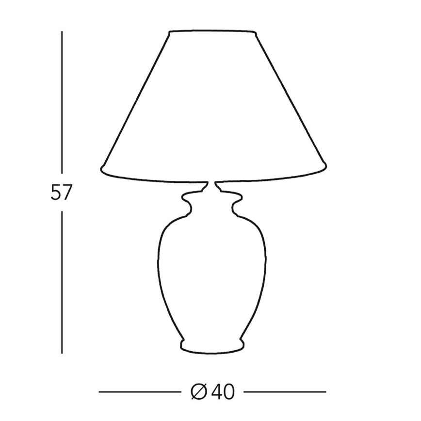 Kolarz 0014.71 - Настолна лампа GIARDINO 1xE27/100W/230V ⌀ 40см