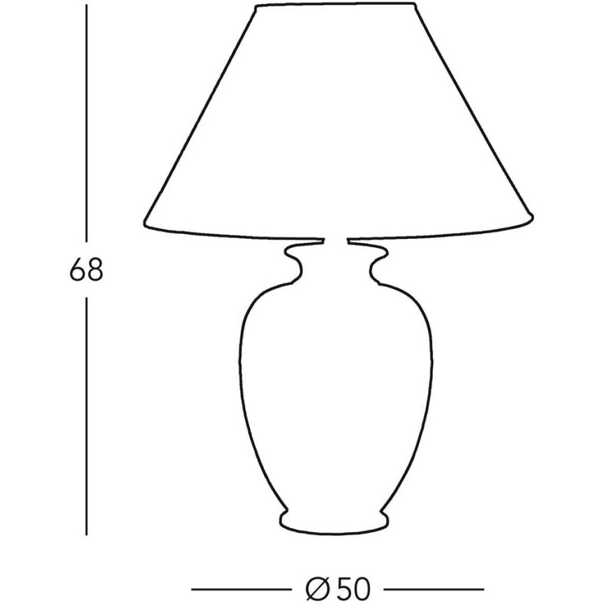 Kolarz 0014.75 - Настолна лампа GIARDINO 1xE27/100W/230V