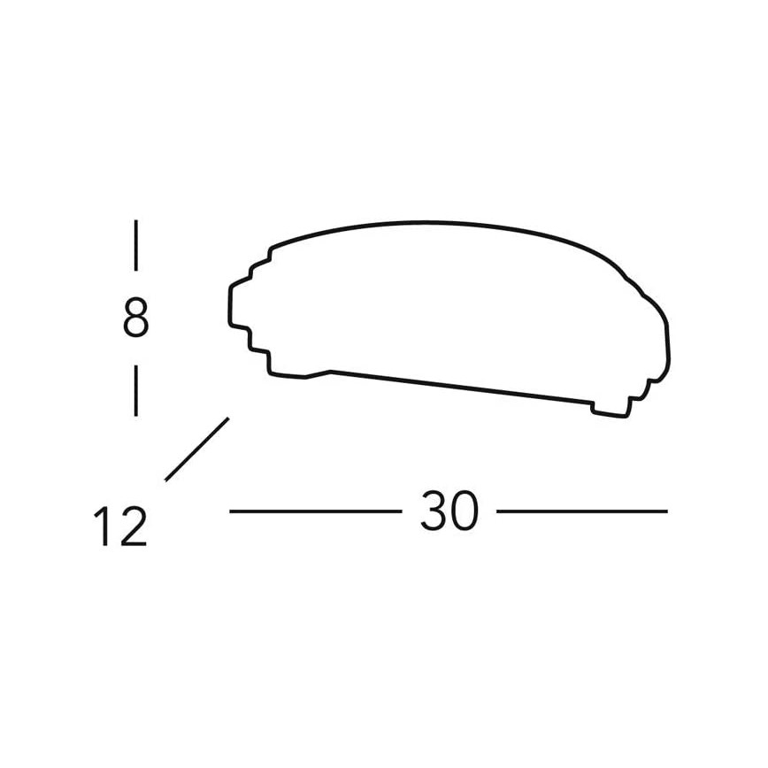 Kolarz 0290.61 - Стенна лампа STIEGEL 1xE27/60W/230V