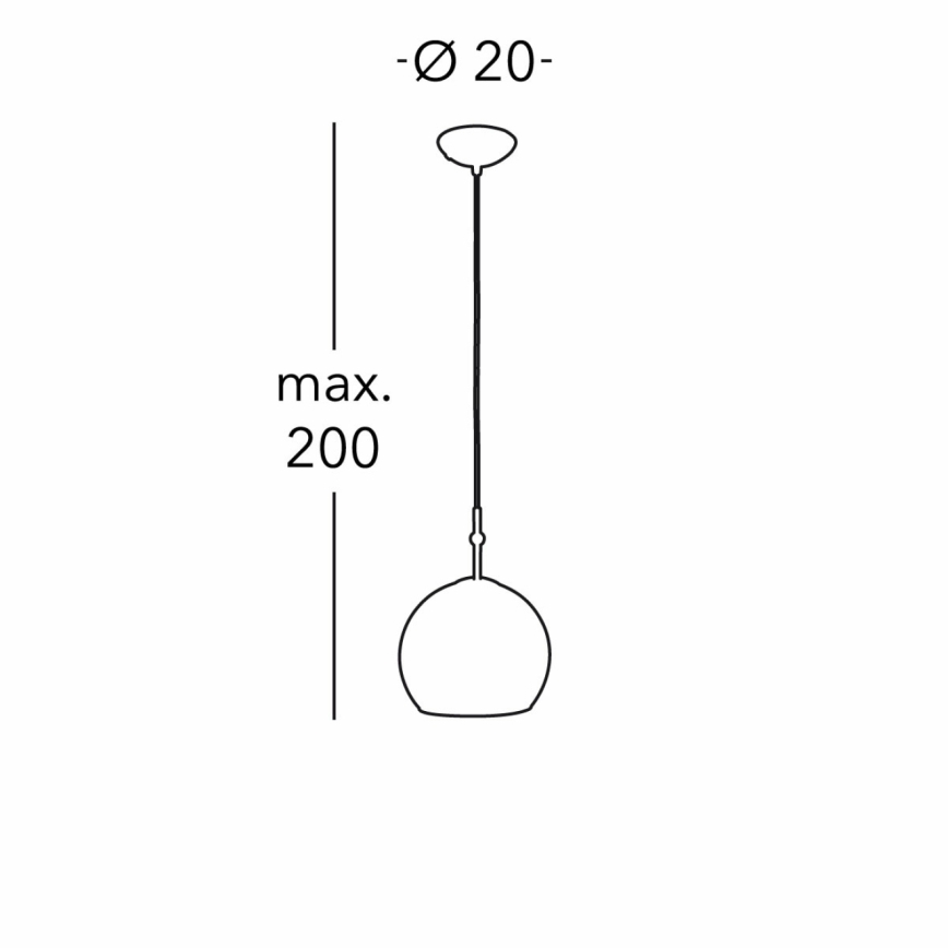 Kolarz 0392.31S.3.Ki.Au - Пендел LUNA 1xE27/60W/230V 24K златист