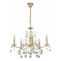 Kolarz 3234.85.3.KoT - Кристален полилей на верига CARMEN 5xE14/60W/230V 24K злато